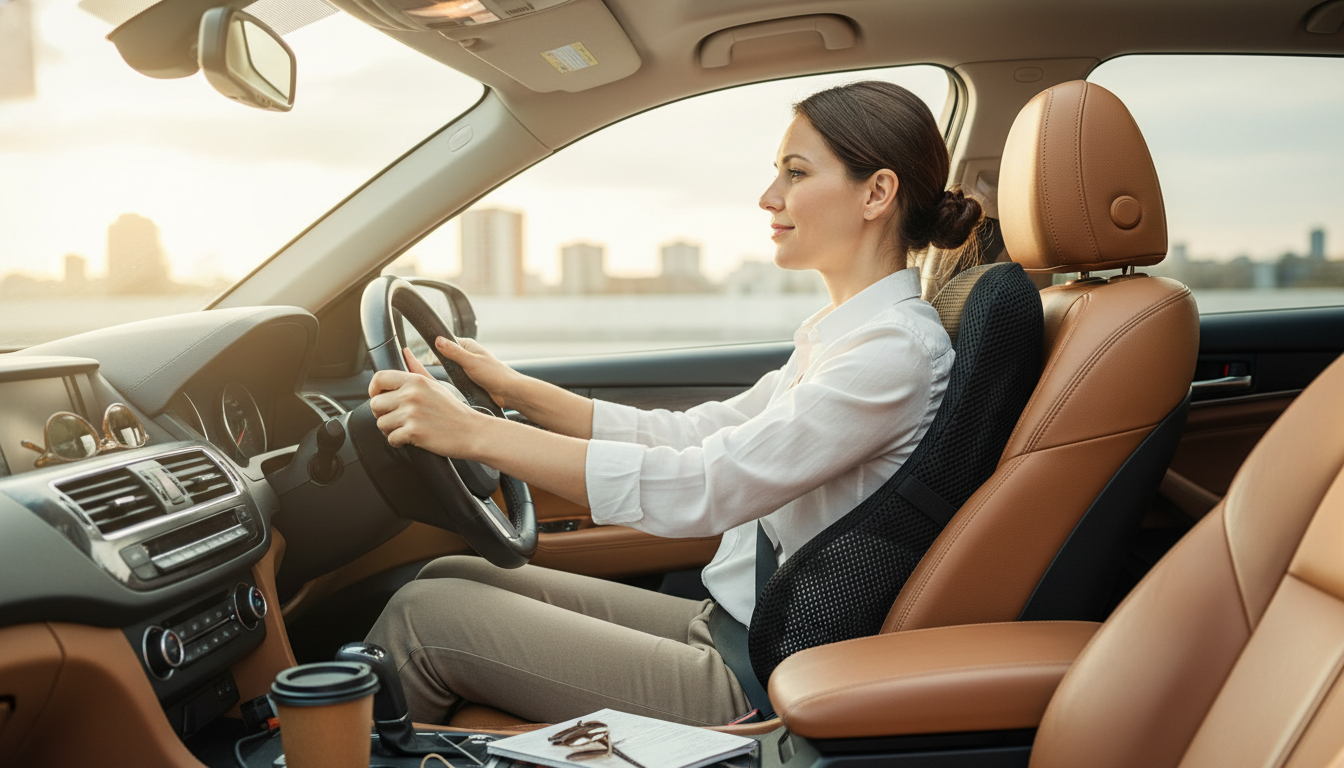 Car Lumbar Support - Long Drive Comfort Guide - Hero Image