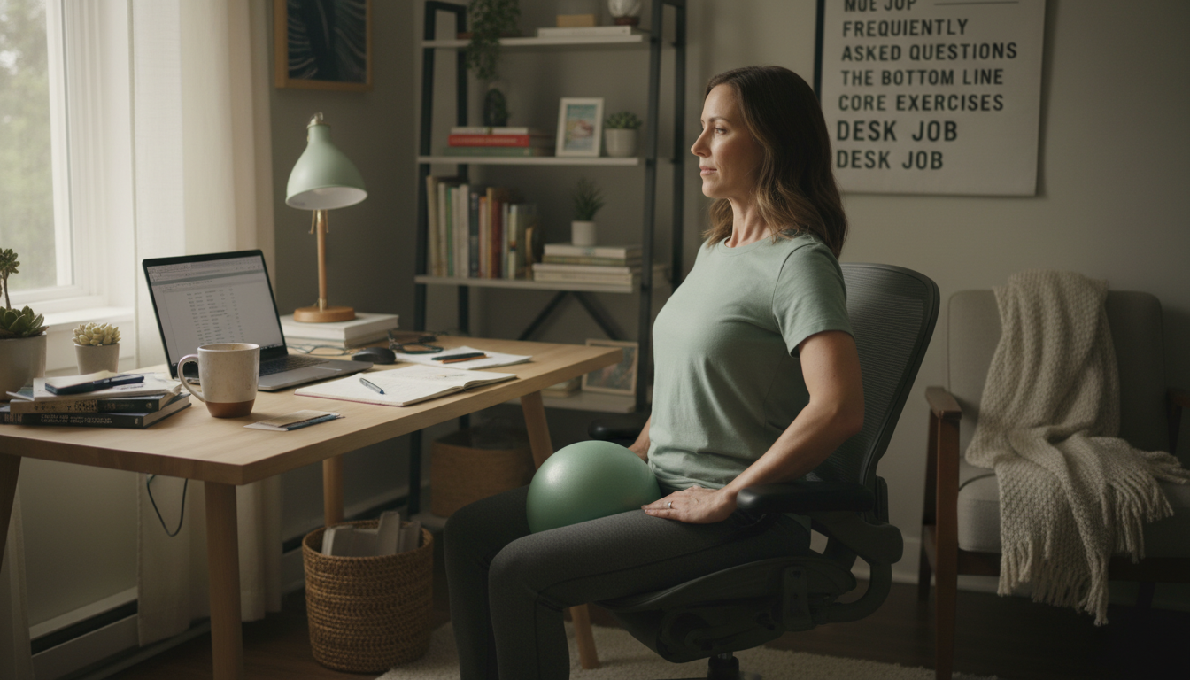 core exercises desk job – Core Exercises for Sitting All Day