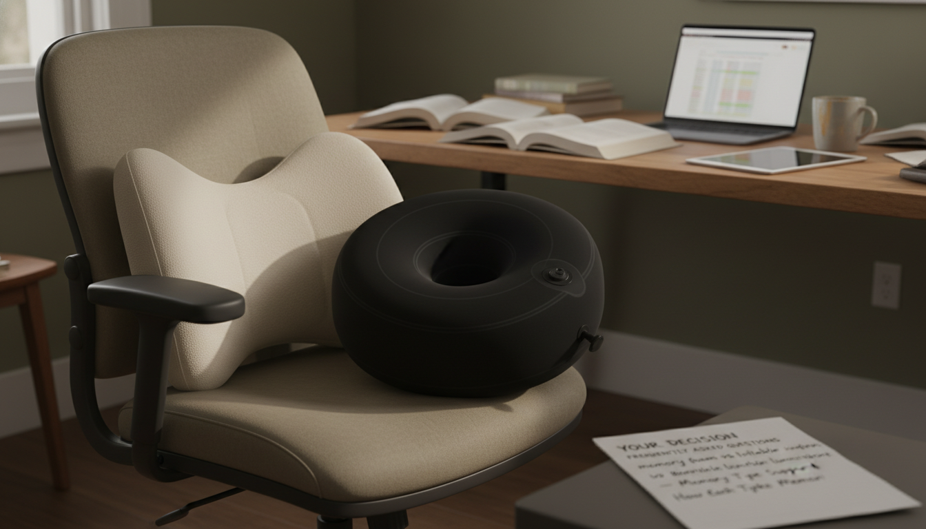 memory foam vs inflatable lumbar support – Memory Foam vs Inflatable Lumbar Support