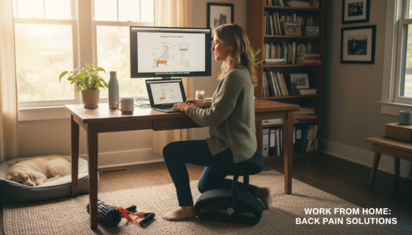 Work From Home Back Pain Solutions - lumbar support and back pain relief