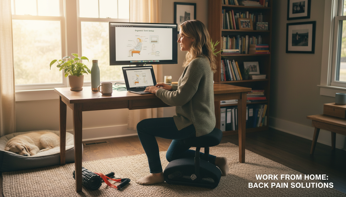 Work From Home Back Pain Solutions - lumbar support and back pain relief